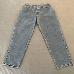 Vintage Levi's 550 Relaxed Fit‎ Tapered Jeans Womens 16 Reg S Blue Denim 90s